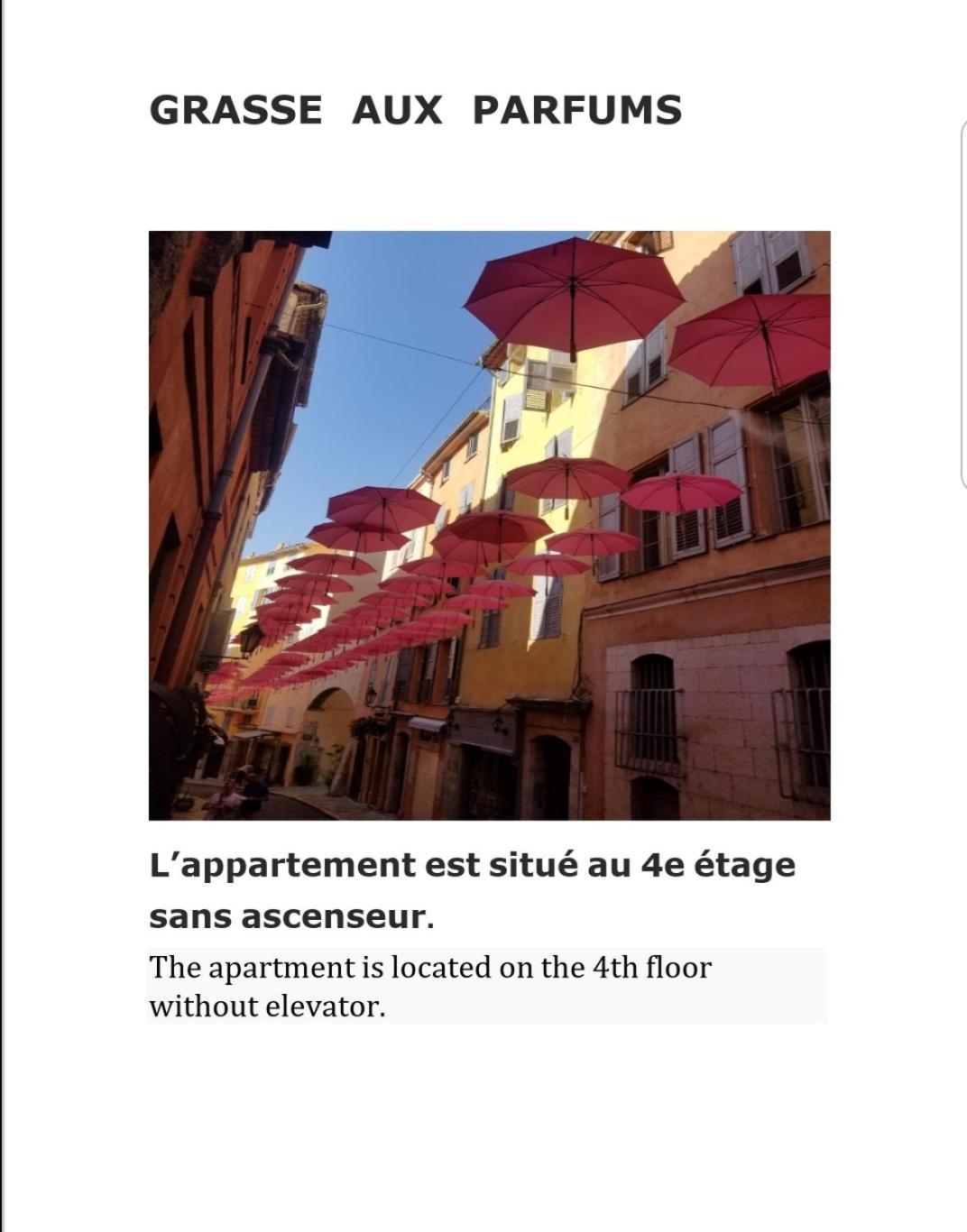 Appartement Grasse Aux Parfums Extérieur photo